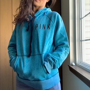 PINK Comfy Blue Hoodie